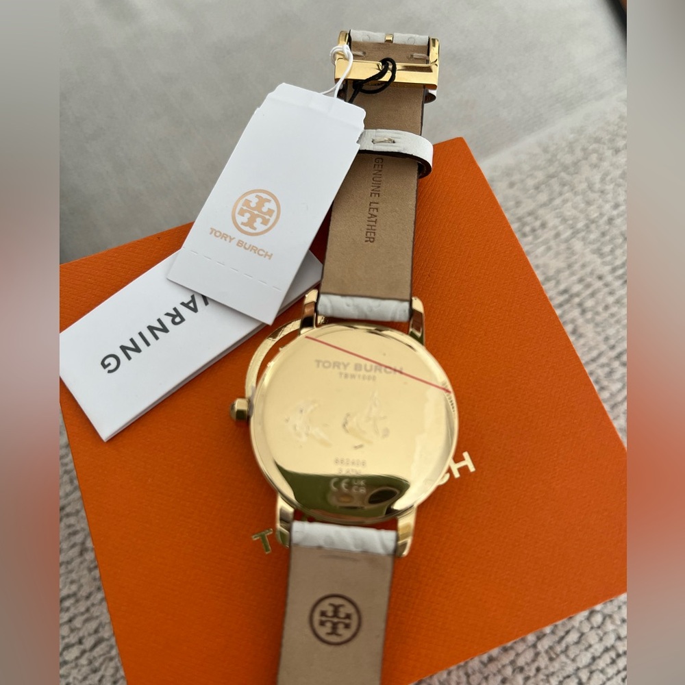 Tory Burch Gold and White Women's Watch - Picture 2 of 3